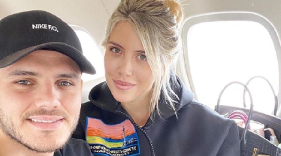 El festejo de Wanda Nara y Mauro Icardi con un beso de película: “Siempre con vos”