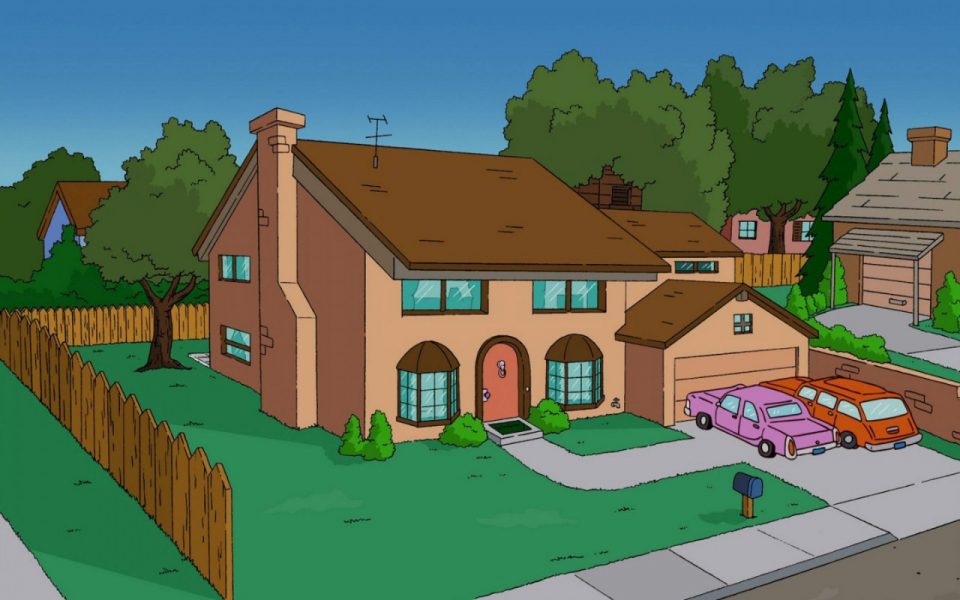 Un fanático creó el plano de la casa de Los Simpson y reveló donde queda cada cuarto