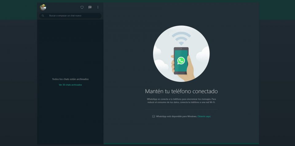 WhatsApp: el modo oscuro llega para su versión de escritorio