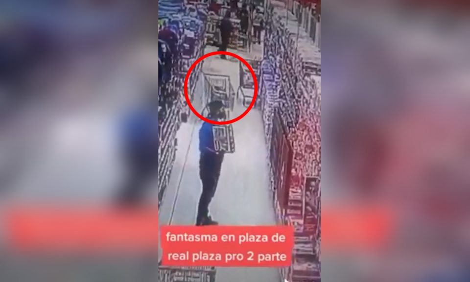 Cámaras de seguridad de un supermercado registraron una actividad “paranormal”