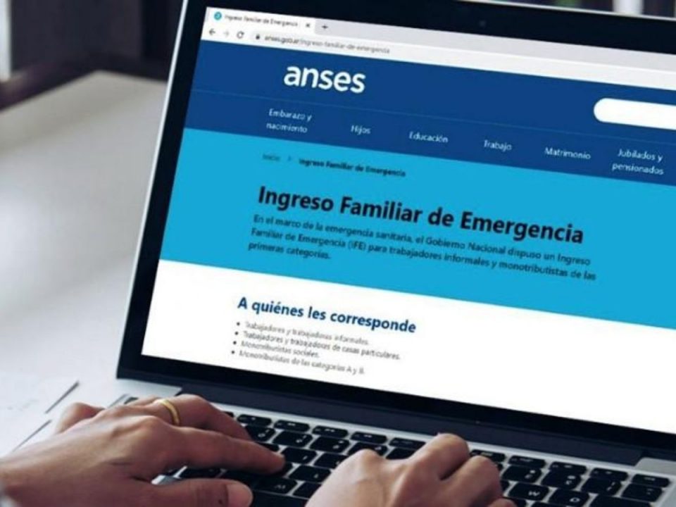 Anses: oficializaron el pago del tercer IFE de .000