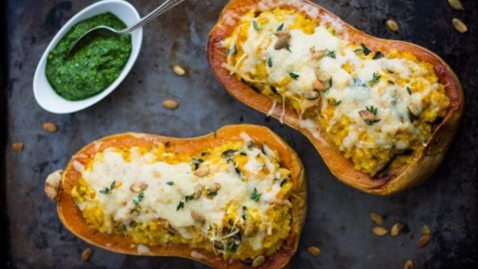 Calabaza rellena: una explosión de texturas y sabores
