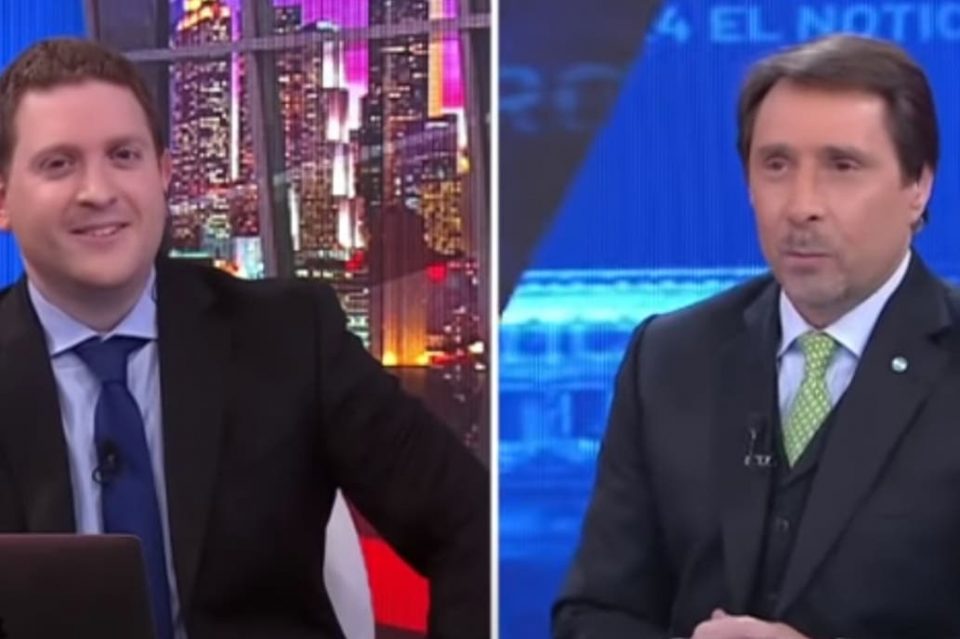 Eduardo Feinmann volvió a protagonizar un blooper viral (en vivo): “Pasa gente por acá”