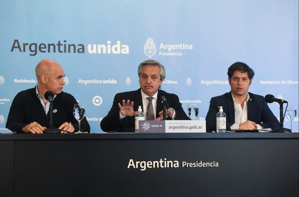 Alberto Fernández recibe a Larreta y Kicillof para definir cómo seguirá la cuarentena