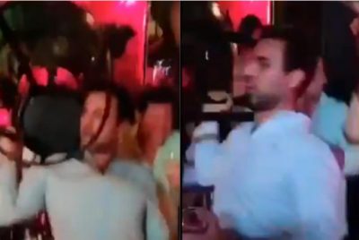Escracharon a un grupo de políticos españoles festejando en un boliche en plena pandemia