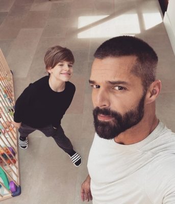 “La vida bajo llave”, Ricky Martin publicó una foto familiar y enterneció las redes