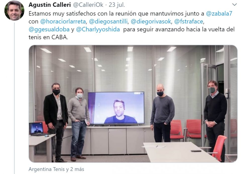 Agustín Calleri le respondió a Ginés González García: “Fuimos pioneros y presentamos el protocolo hace 4 meses”