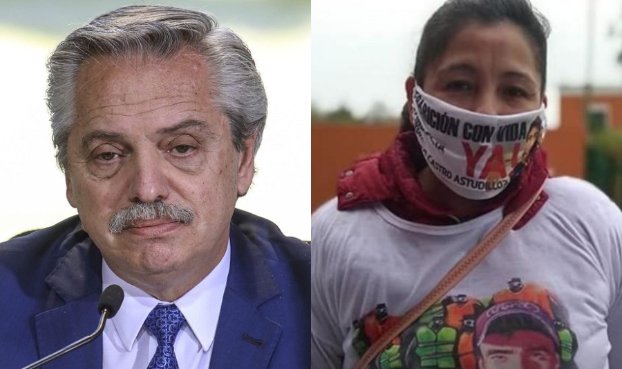 Alberto Fernández recibirá a la madre de Facundo Astudillo Castro en Olivos