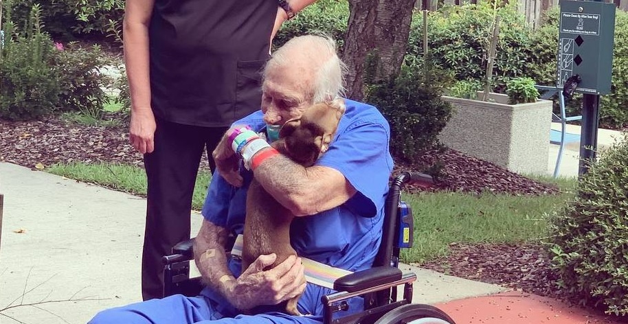 Tiene 86 años, sufrió un ACV y su perro le salvó la vida