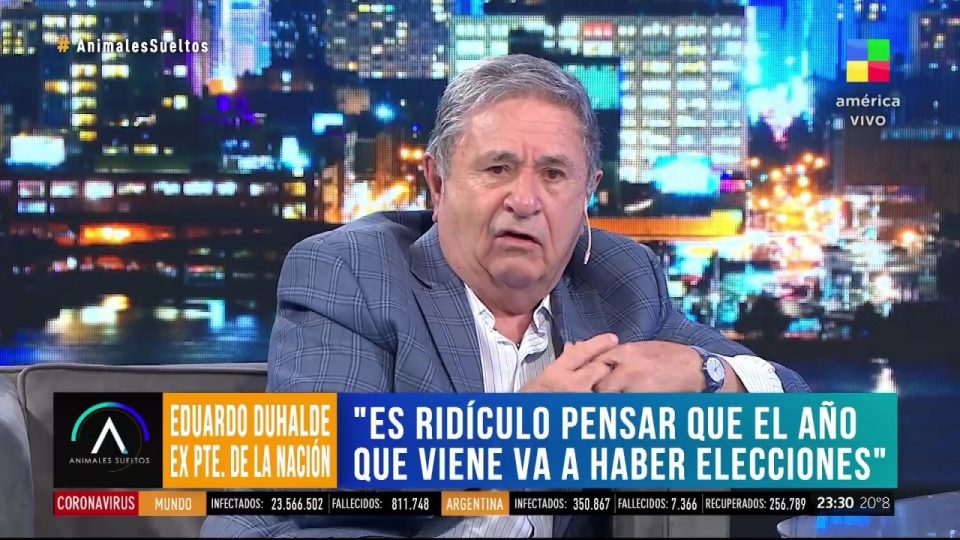 Sagristani | Duhalde, el gurú de los vaticinios improbables y dañinos