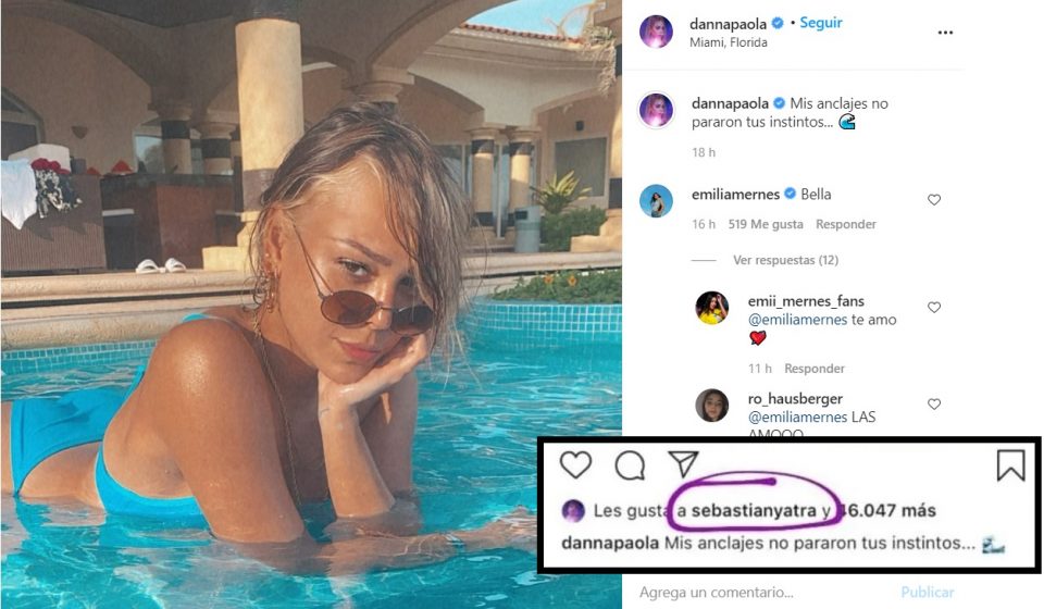 El mensaje de Tini Stoessel tras ver juntos a Sebastián Yatra y Danna Paola en Miami