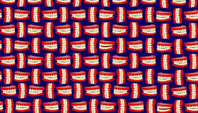 Un desafío viral para sonreír: encontrar las dentaduras que le faltan dientes y las que están abiertas
