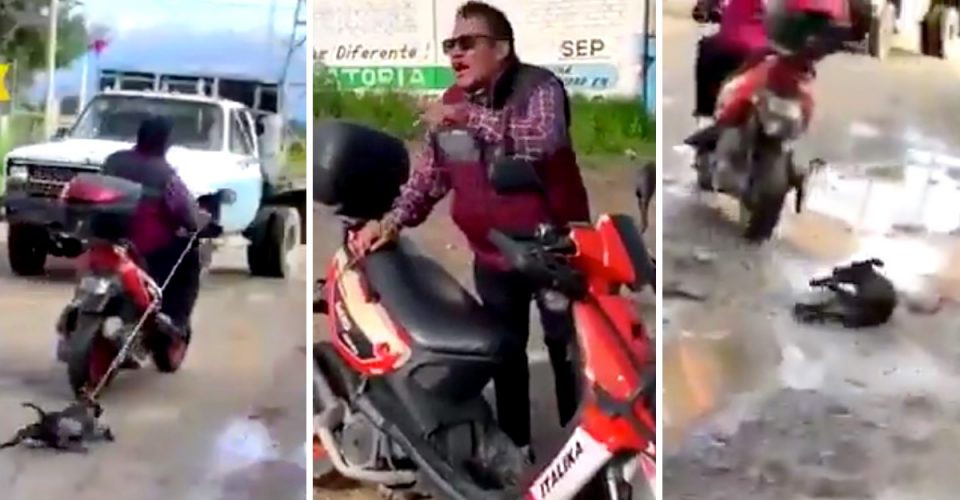 Ató a un perro a su moto, lo arrastró a máxima velocidad y se justificó: “Tenía rabia”