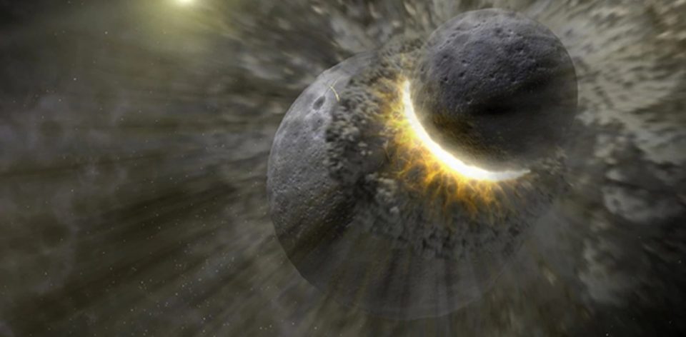 La NASA reveló nueva evidencia sobre el origen de la Luna por la colisión de dos planetas