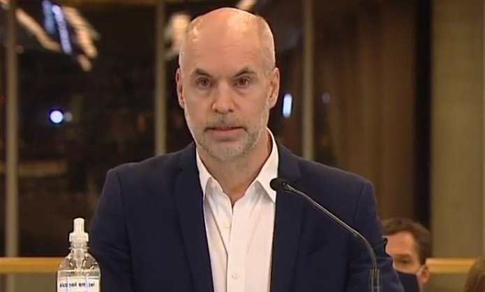 Horacio Rodríguez Larreta: “La decisión que tomó el Gobierno es inconstitucional”