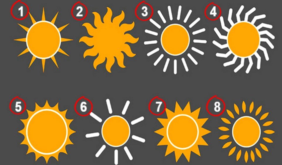 Test de personalidad: el sol que elijas revelará detalles sobre vos