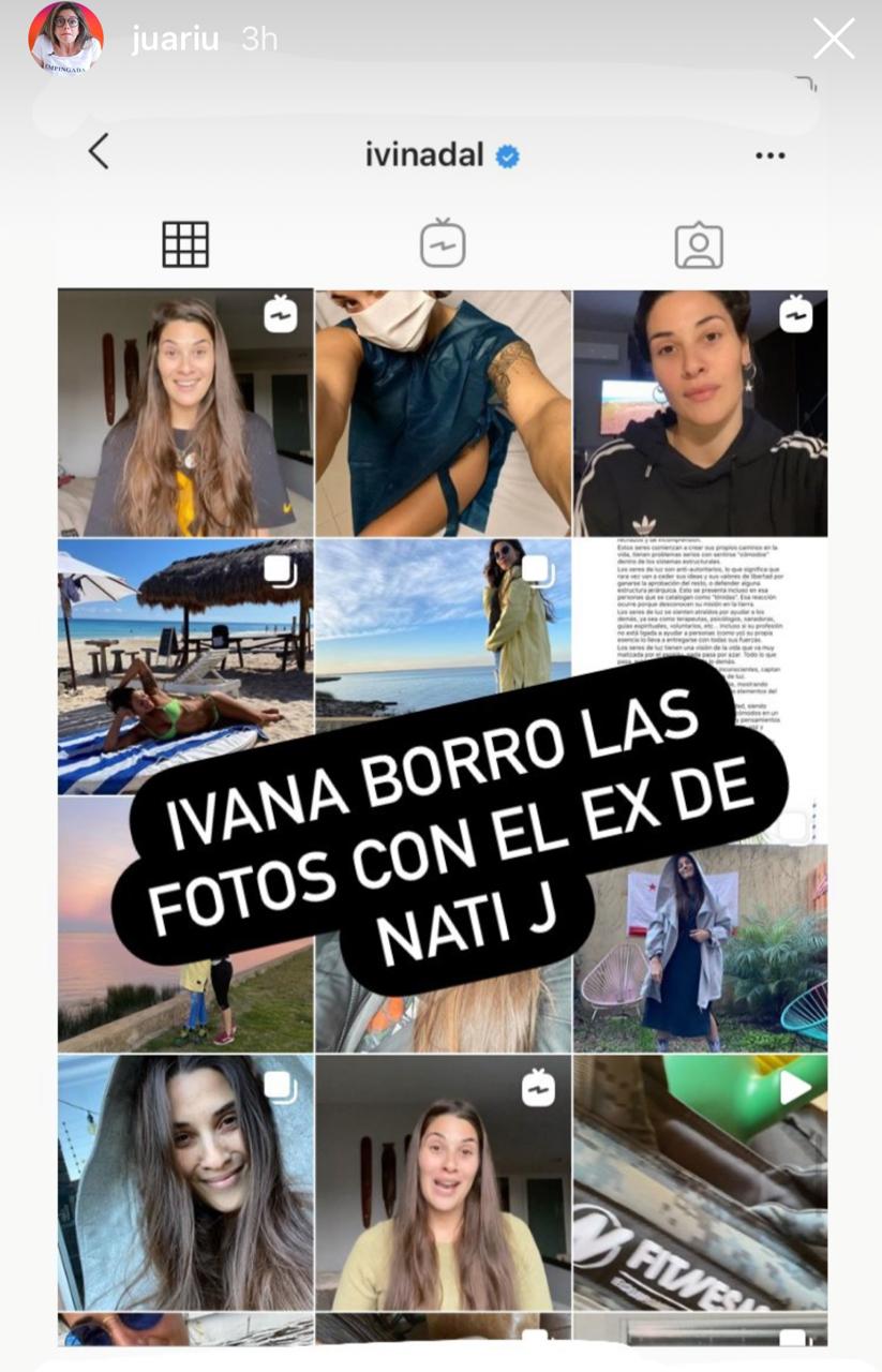 Difundieron imágenes de Ivana Nadal y Bruno Siri disfrutando de la noche en un bar