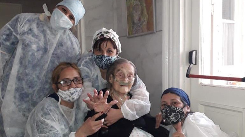“Un espíritu admirable”, una mujer de 109 venció al coronavirus