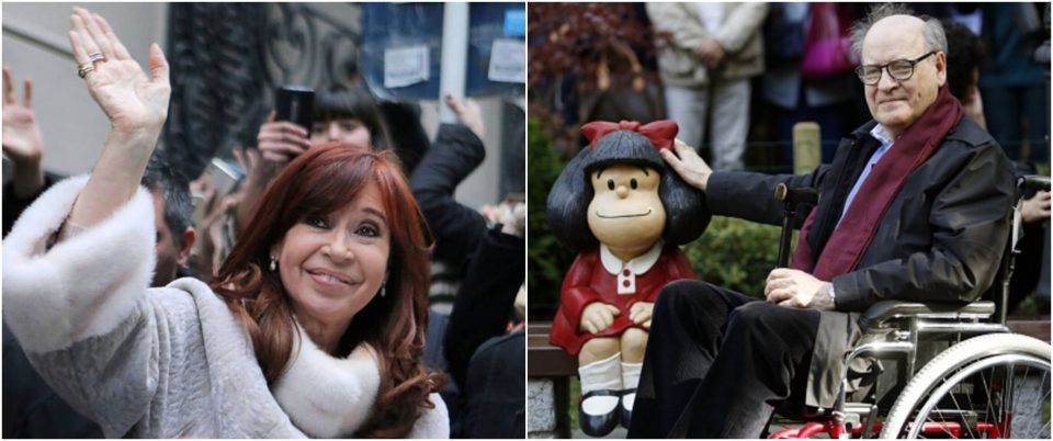 Cristina Kirchner despidió a Quino: “Ocupa la galería de los ídolos populares”