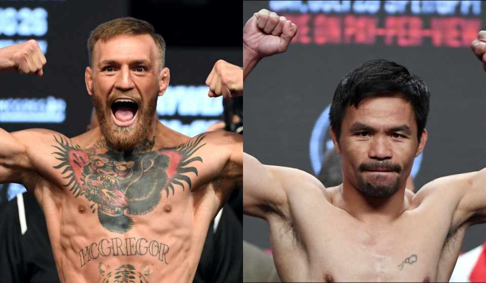 Conor McGregor confirmó su regreso en una pelea contra Manny Pacquiao