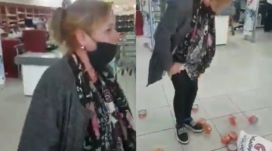 Escracharon a una mujer que intentó robar más de 20 productos entre sus prendas