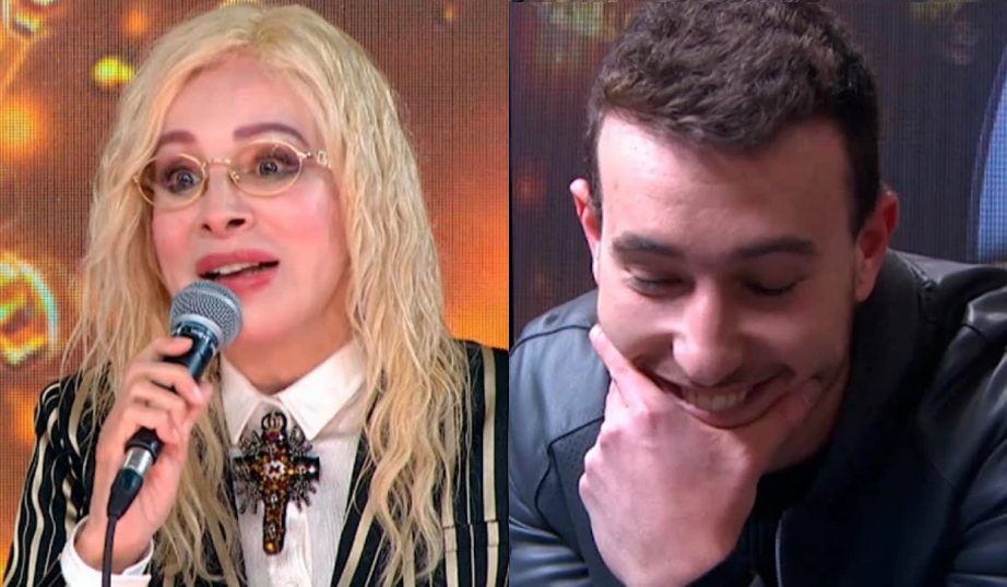 Nacha Guevara se cansó del locutor del “Cantando 2020” y lo insultó en vivo