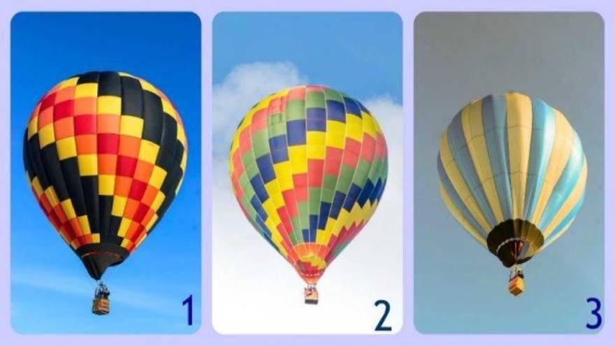 Test psicológico: la elección de un globo aerostático define cómo enfrentás tus problemas