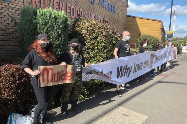 Agredieron a un grupo de veganos con proyectiles de pollo frito