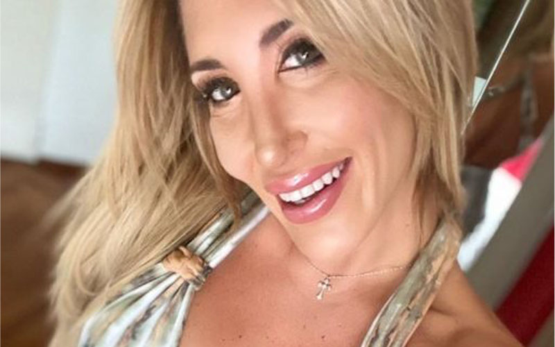 En mini top y calzas, Ayelén Paleo enamoró con su nueva compañera: “Qué pesada”