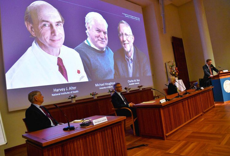 Nobel de Medicina 2020 para 3 investigadores del virus de la Hepatitis C: Alter, Houghton y Rice