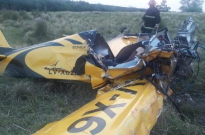 Cayó una avioneta en Misiones: murió un hombre de 47 años y su hijo de 19 se encuentra grave