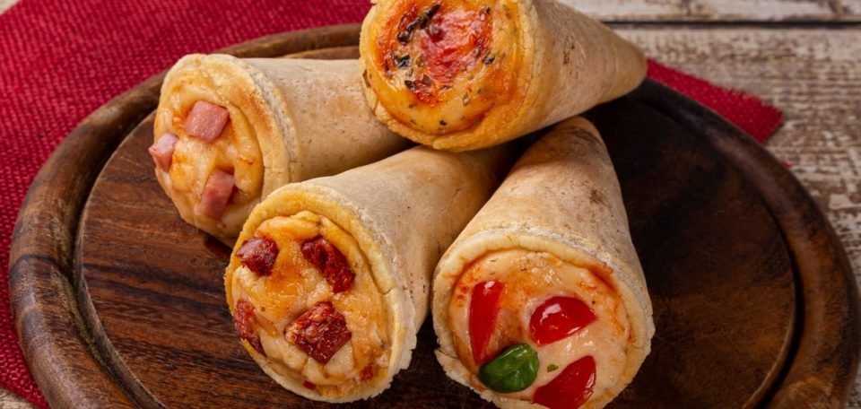 Pizza en cono: una variante insólita para un clásico del finde