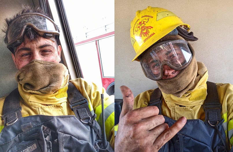 “No era mi hora”: dramático testimonio de un bombero cordobés rodeado por el fuego