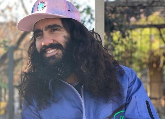 Juampi Sorín compartió su nuevo look: “Más argento y rocanrol que nunca”