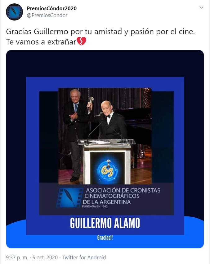 Murió el periodista Guillermo Álamo a los 78 años