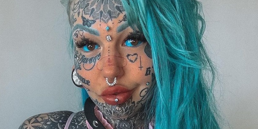 Se tatuó todo su cuerpo para convertirse en la “chica dragón”