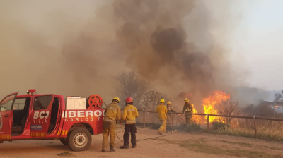 Incendios: Córdoba espera bomberos de Entre Ríos y Santa Fe
