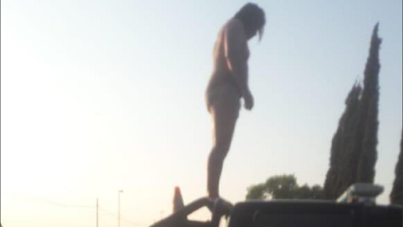 “Soy Tarzán”: detuvieron a un hombre por nadar desnudo en una pileta