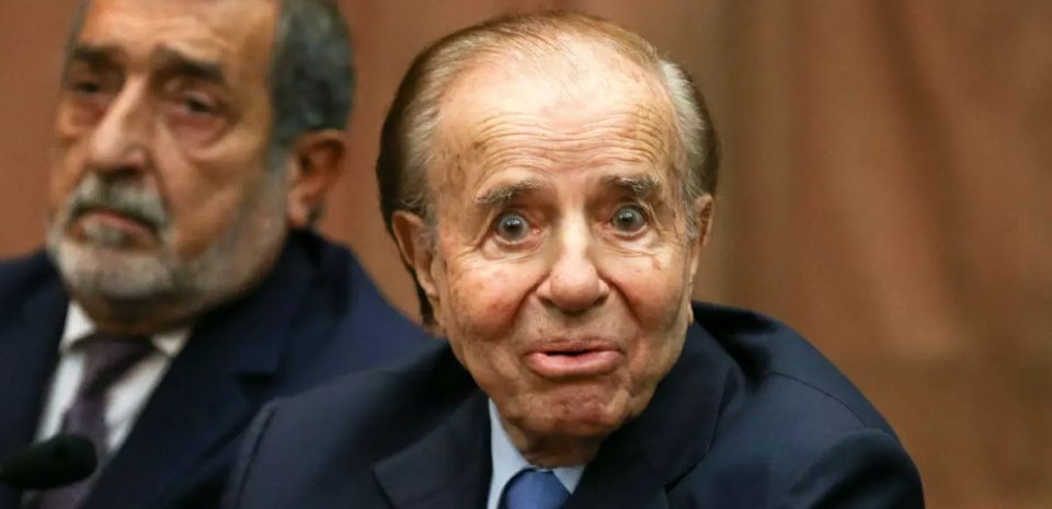 Carlos Menem fue declarado “persona no grata” por decreto en Río Tercero