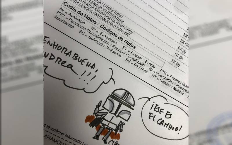Viral | Los originales dibujos que hace un profesor para calificar a sus alumnos