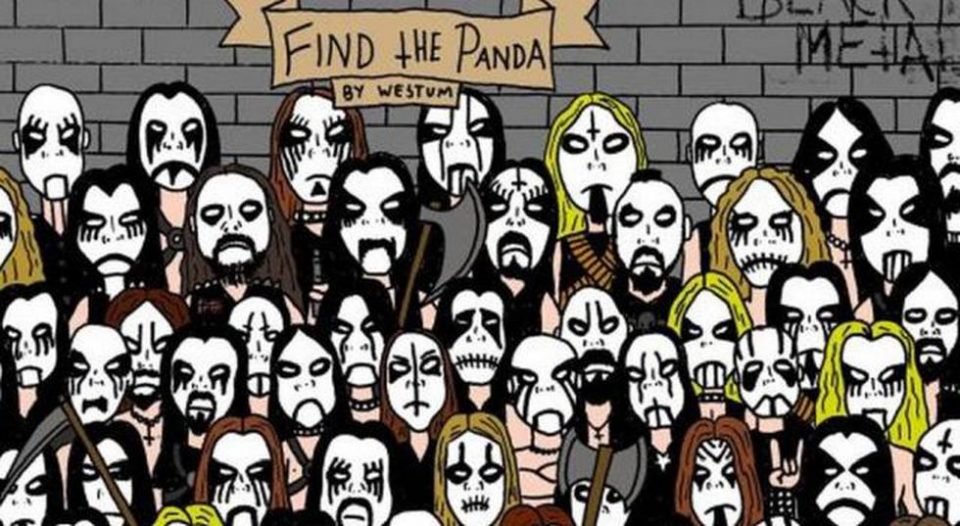 Reto viral: encontrar al panda entre un mar de rockeros (no desafines)
