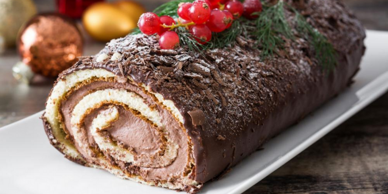 Tronco de Navidad: un postre con mucho chocolate, ideal para estas fiestas