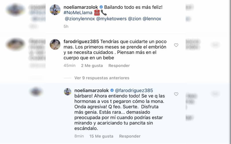 Noelia Marzol respondió a quienes la critican por bailar embarazada: “Dejen de aconsejarme cosas”
