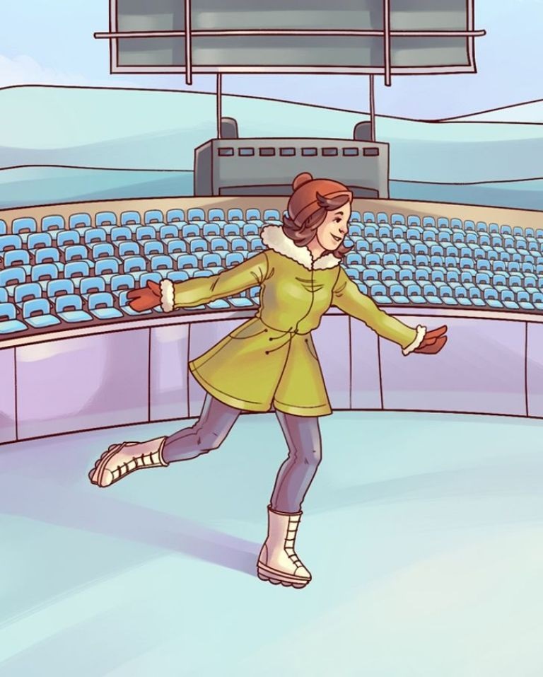 Reto viral: encontrar el error de la niña patinando (difícil como pocos)