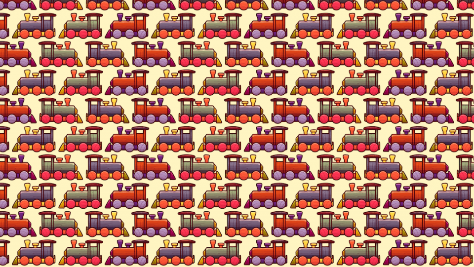 Reto visual: encontrá las locomotoras cubiertas de nieve (refrescante)