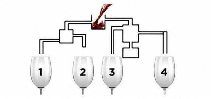 Test de inteligencia: qué copa se llenará primero (hay una razón obvia)